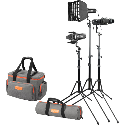 Godox S30-D Focusing LED 3-Light Kit