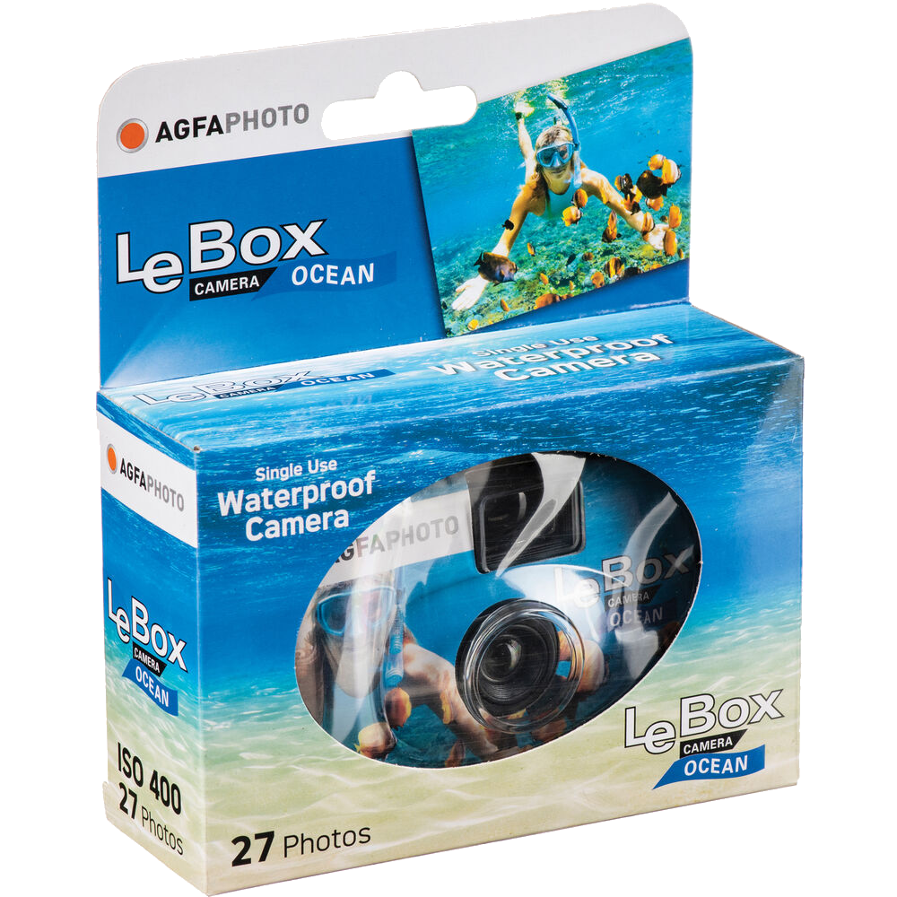 AgfaPhoto LeBox Ocean - Waterproof Camera - 27 Exposures