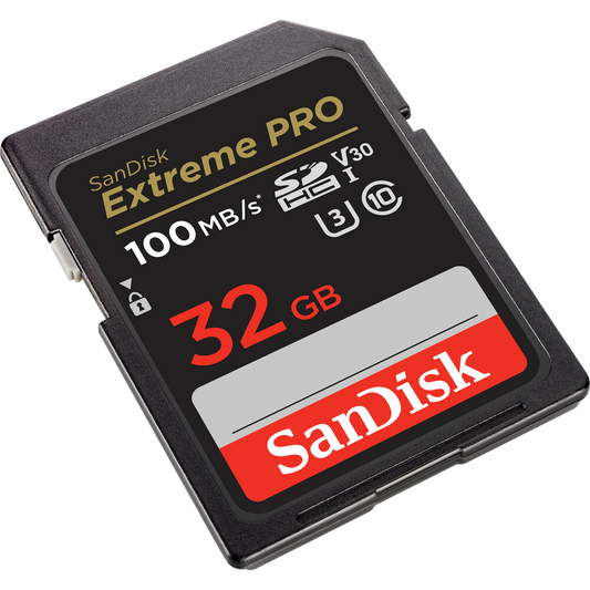 SanDisk 32GB Extreme PRO UHS-I SDHC Memory Card