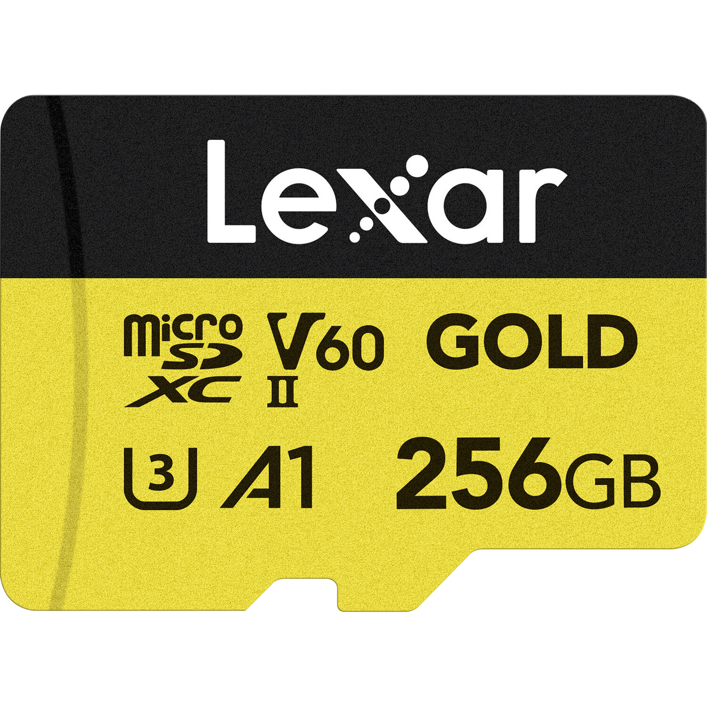 Lexar 256GB Professional GOLD UHS-II microSDXC Memory Card