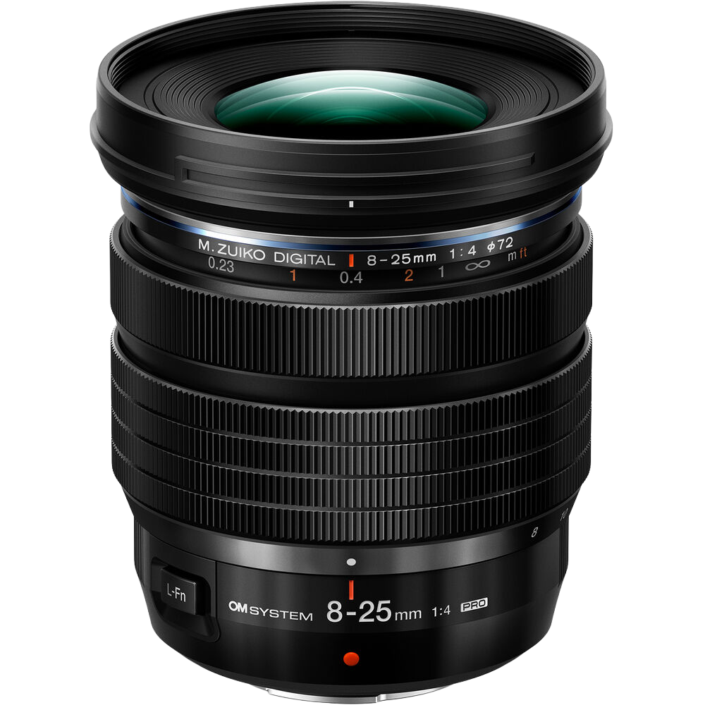 Olympus OM SYSTEM M.Zuiko Digital ED 8-25mm f/4 PRO Lens (Micro Four Thirds)