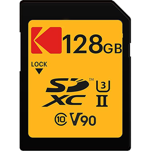 KODAK 128GB SD ULTRA PRO PERFORMANCE UHS-II U3 V90