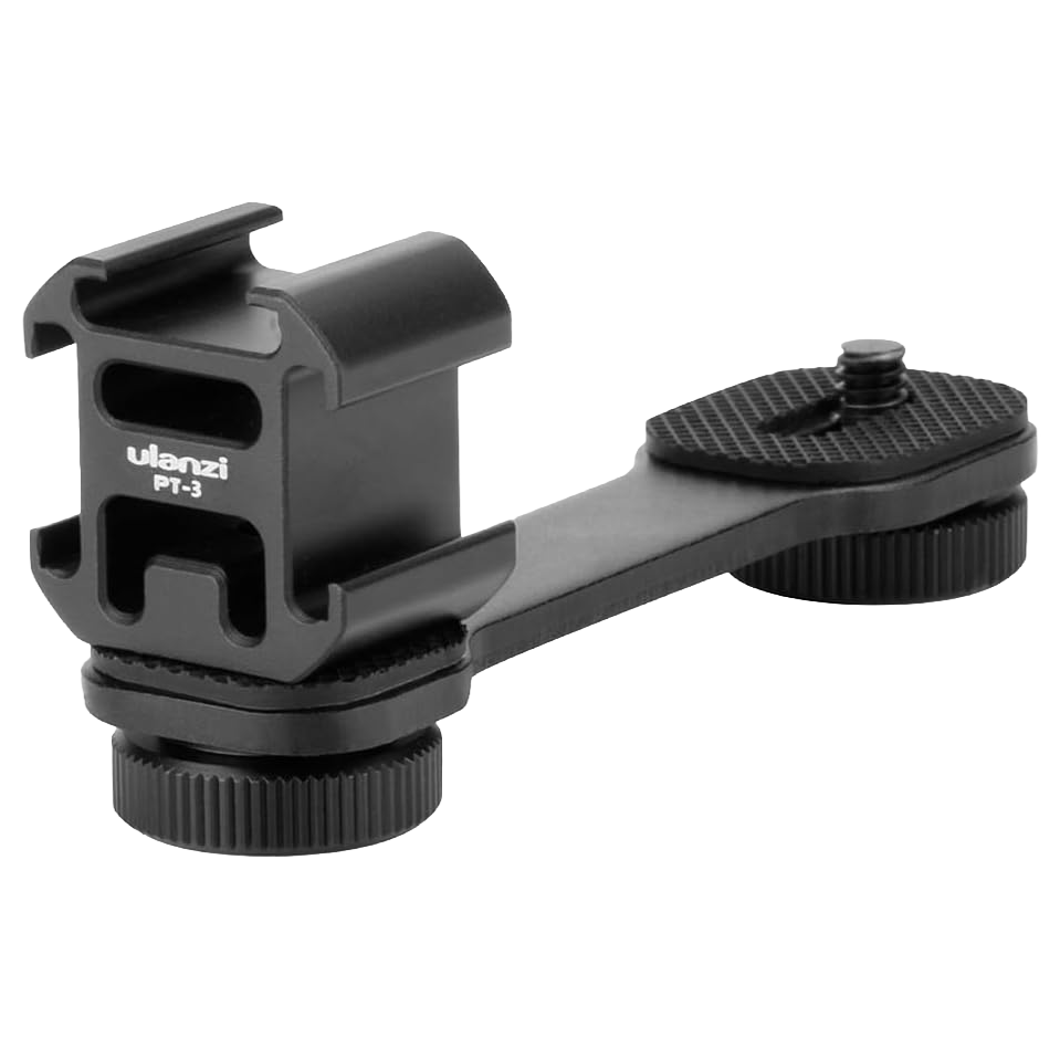 ULANZI PT-3 Triple Cold Shoe Mounts Plate