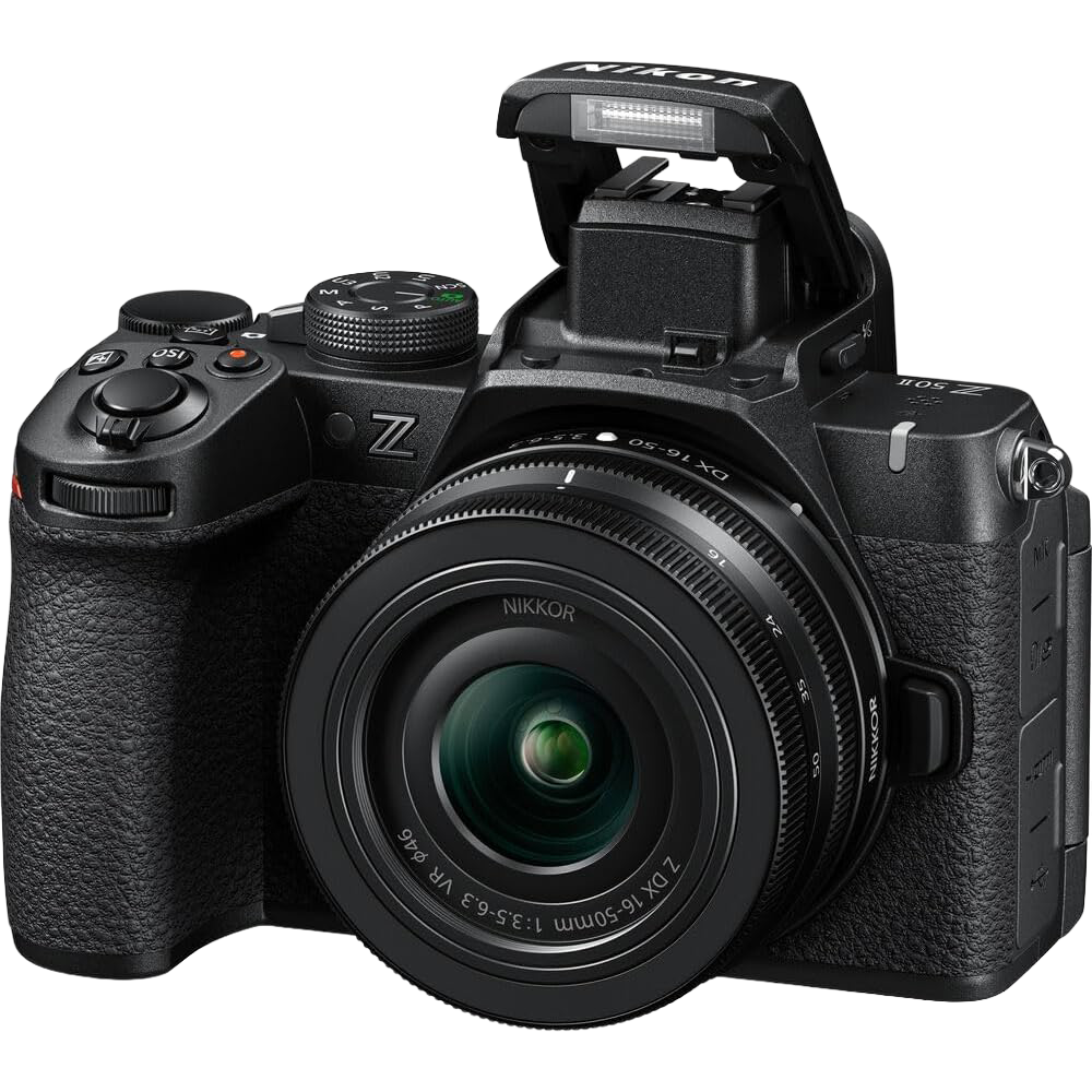 Nikon Z50 II Mirrorless Camera 4K DX Body with 16-50mm f/3.5-6.3 VR Lens Kit