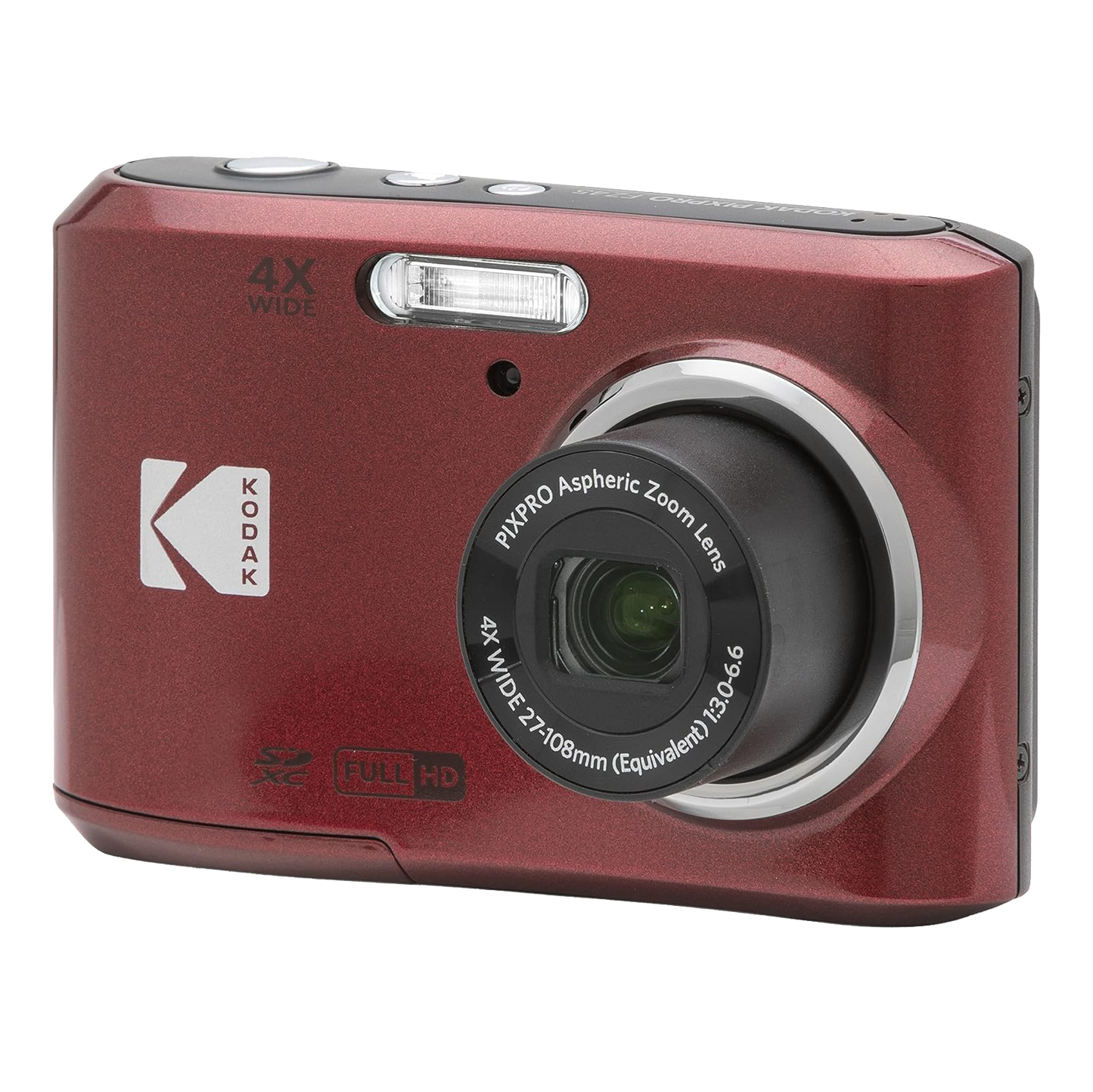 Kodak Pixpro FZ45 Digital Camera (Red)
