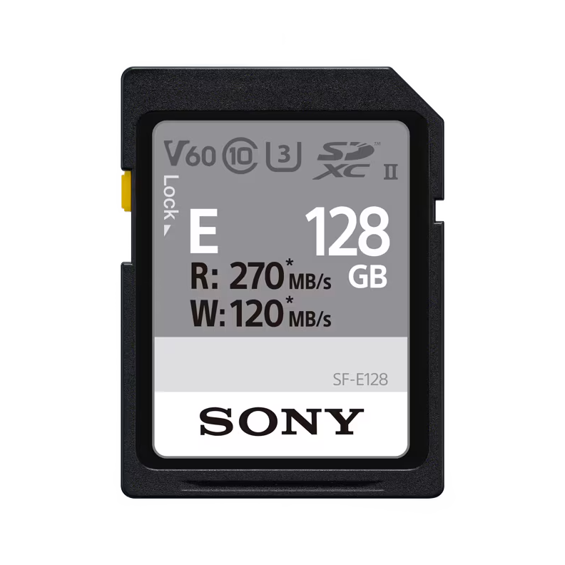 Sony 128GB SF-E Series UHS-II SDXC Memory Card