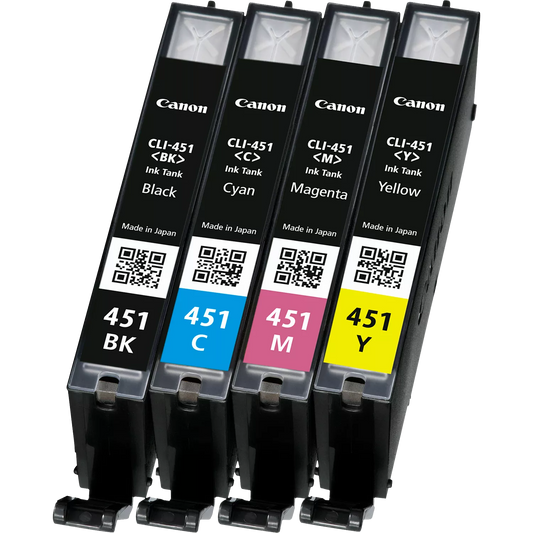 Canon CLI-451 BK/C/M/Y Ink Cartridge Multipack