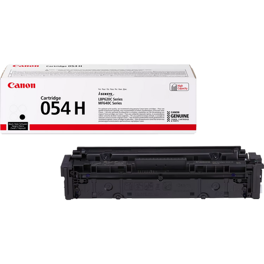 Canon 054 H High Yield Toner Cartridge, Black