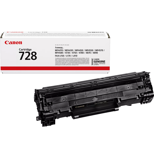 Canon 728 Black Toner Cartridge
