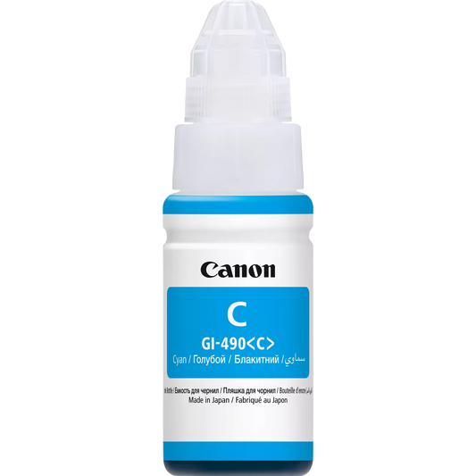 Canon GI-490 Cyan Ink Bottle