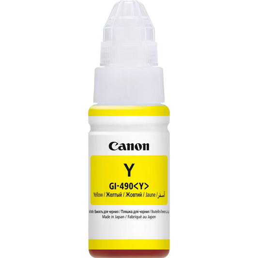 Canon GI-490 Yellow Ink Bottle