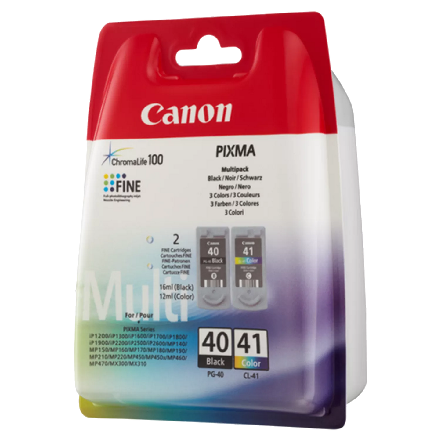 Canon PG-40 Black + CL-41 Colour Ink Cartridges – Multipack