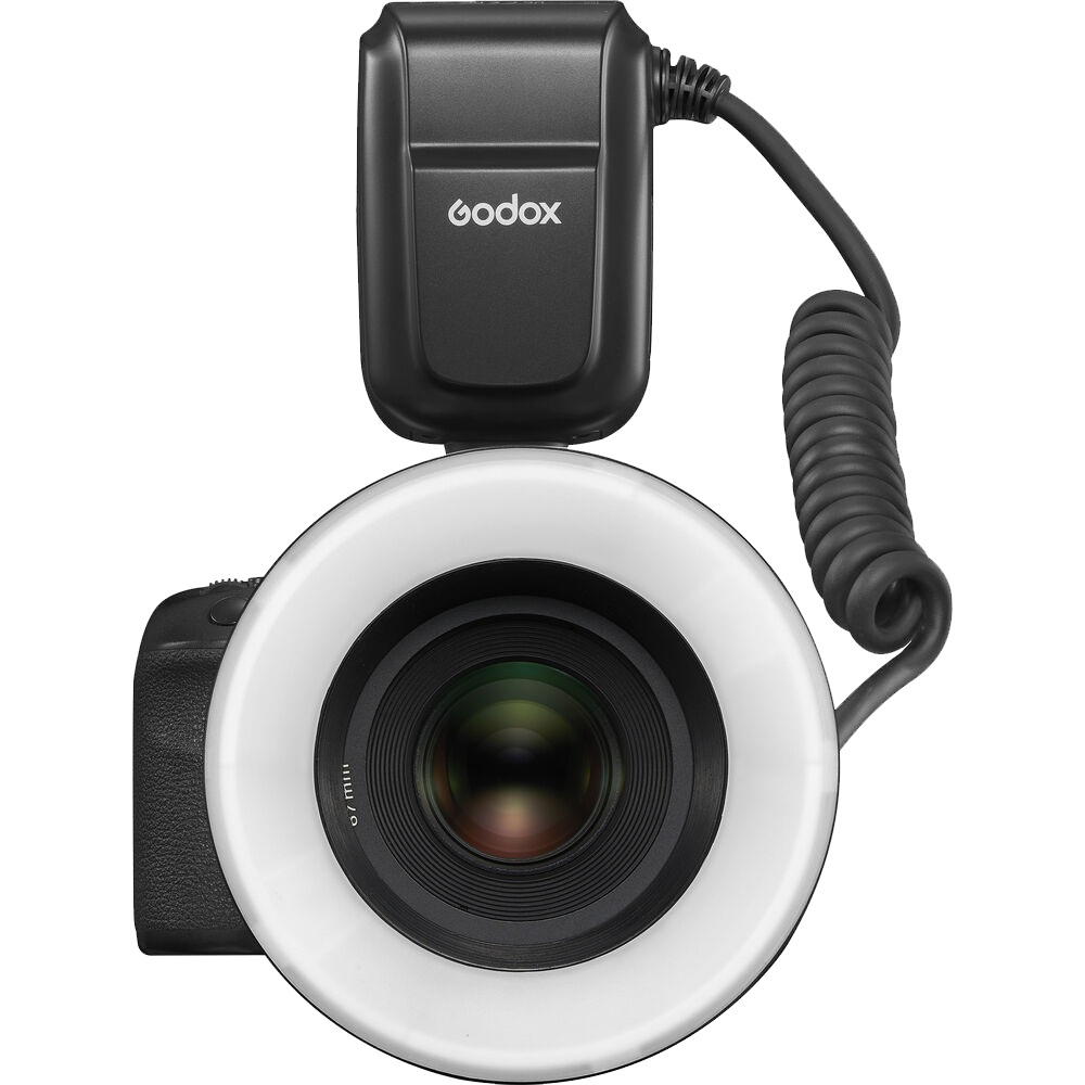 Godox MF-R76 Flash Ad Anello LED Macro Con 8 Anelli Adattatori E Batteria 2600 MAh Per Canon, Nikon, Sony, Fuji, Olympus, Panasonic E Pentax