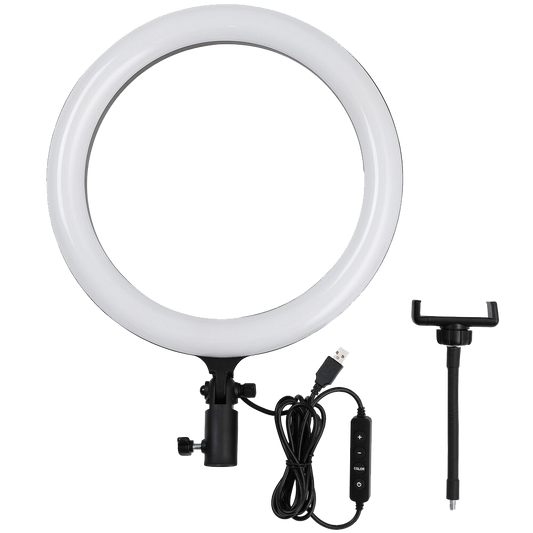 Godox LR120 Bi-Color LED Ring Light (12", Black)