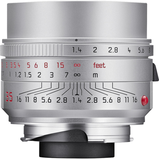 Leica Summilux-M 35mm f/1.4 ASPH. Lens (Silver Anodized Finish)
