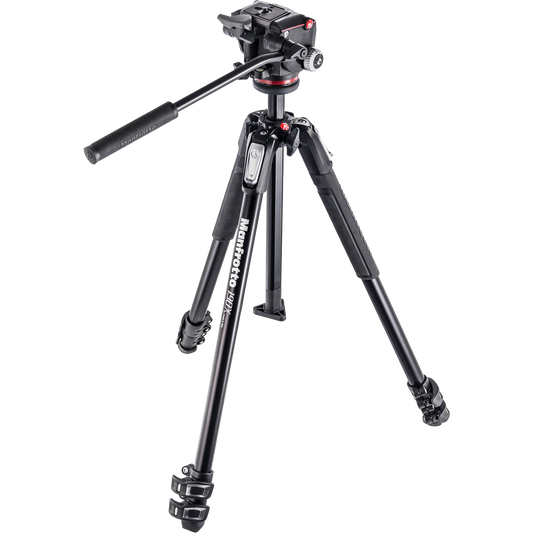 Manfrotto 190X3 Three Section Tripod with MHXPRO-2W Fluid Head