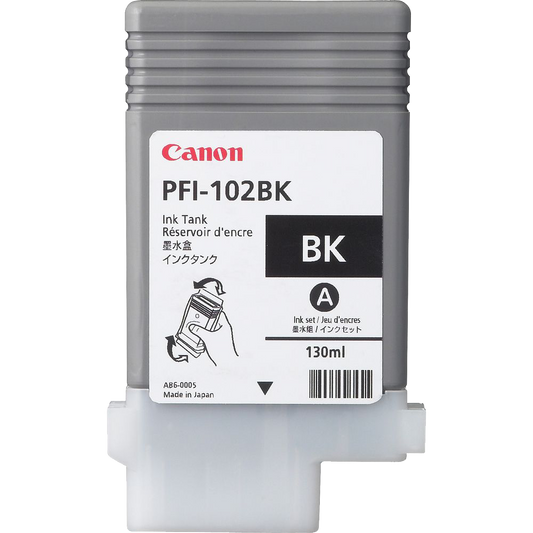 Canon PFI-102BK Black Ink Tank (130 ml)