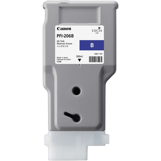 Canon PFI-206 Blue Ink Cartridge (300 ml)