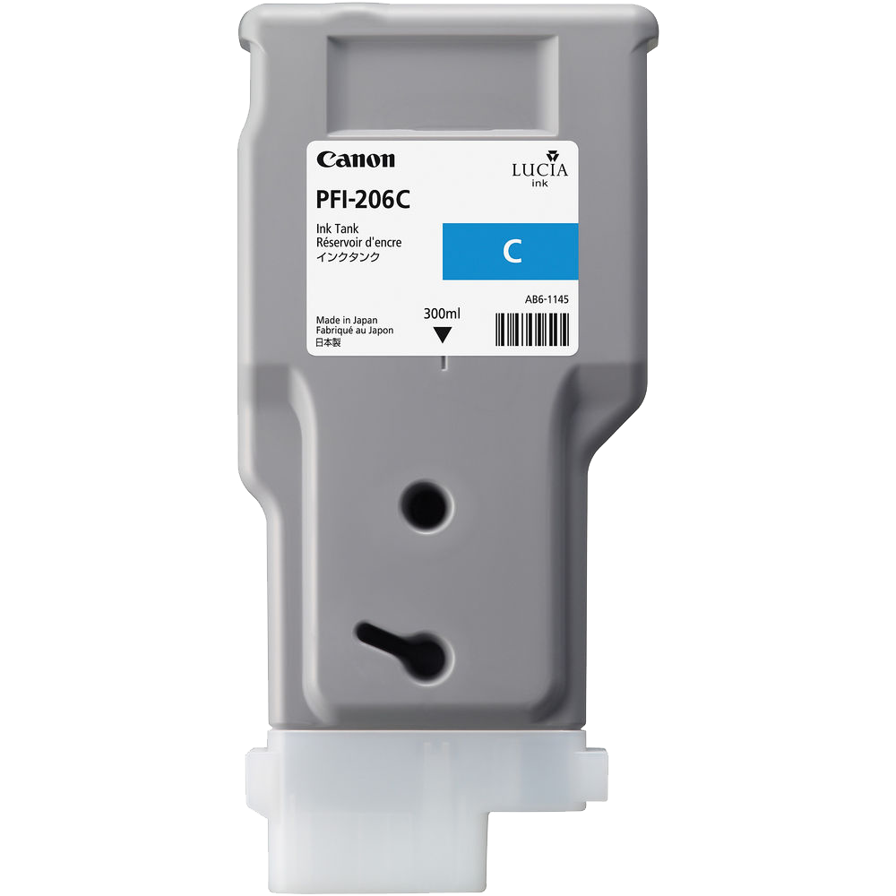 Canon PFI-206 Cyan Ink Cartridge (300 ml)