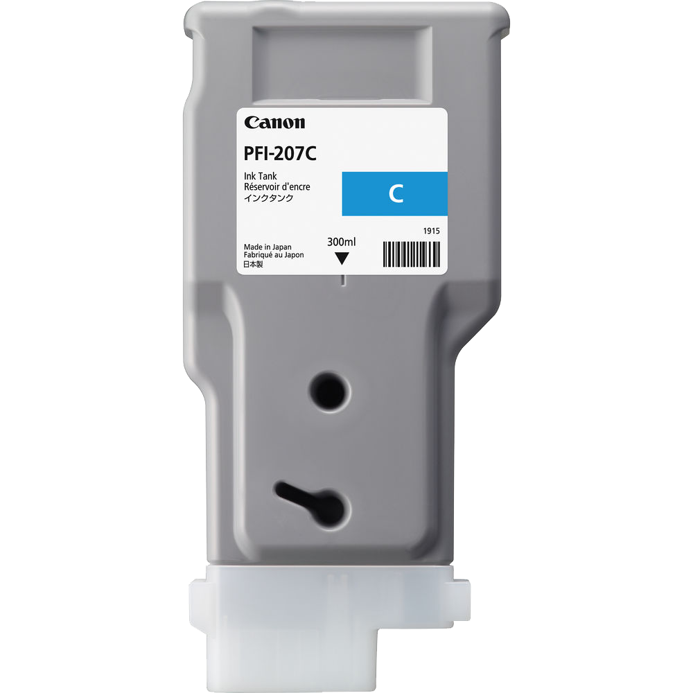 Canon PFI-207C Cyan Ink Cartridge (300 ml)