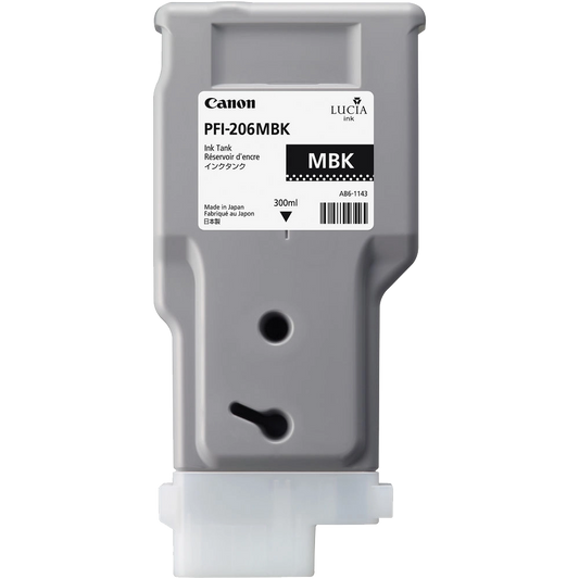 Canon PFI-206 Matte Black Ink Cartridge (300 ml)