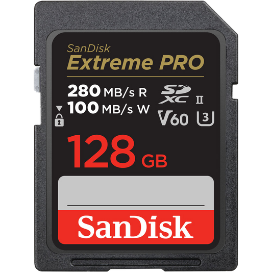 SanDisk 128GB Extreme PRO UHS-II SDXC Memory Card