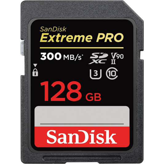 SanDisk 128GB Extreme PRO UHS-II SDXC Memory Card