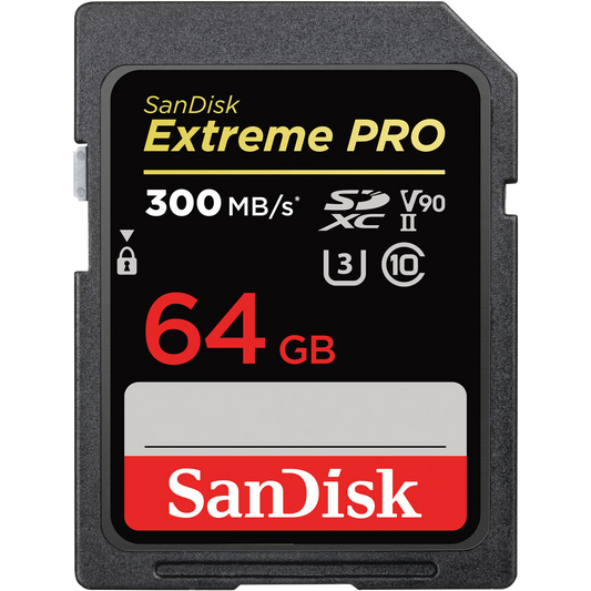 SanDisk 64GB Extreme PRO UHS-II SDXC Memory Card