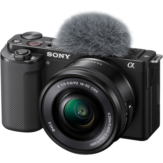 Sony ZV-E10 Mirrorless Camera with 16-50mm Lens (Black)
