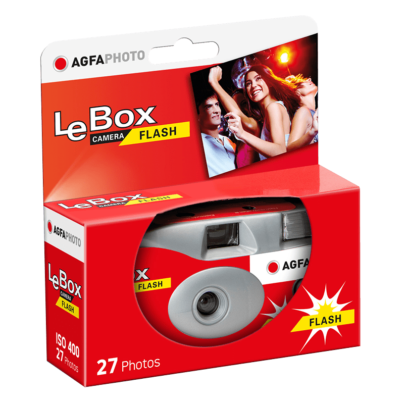 AgfaPhoto LeBox Flash - Disposable camera - 27 colour photos