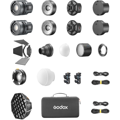 Godox RS60Bi Bi-Color LED Monolight (2-Light Kit)