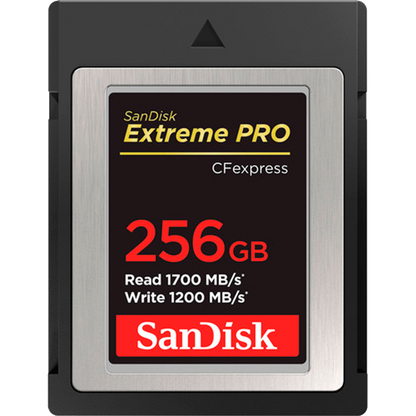 SanDisk 256GB Extreme PRO CFexpress Card Type B