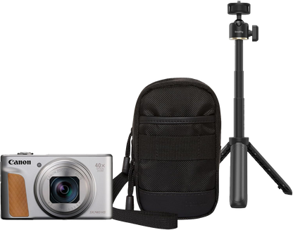 Canon PowerShot SX740 HS Camera Travel Kit (Silver)