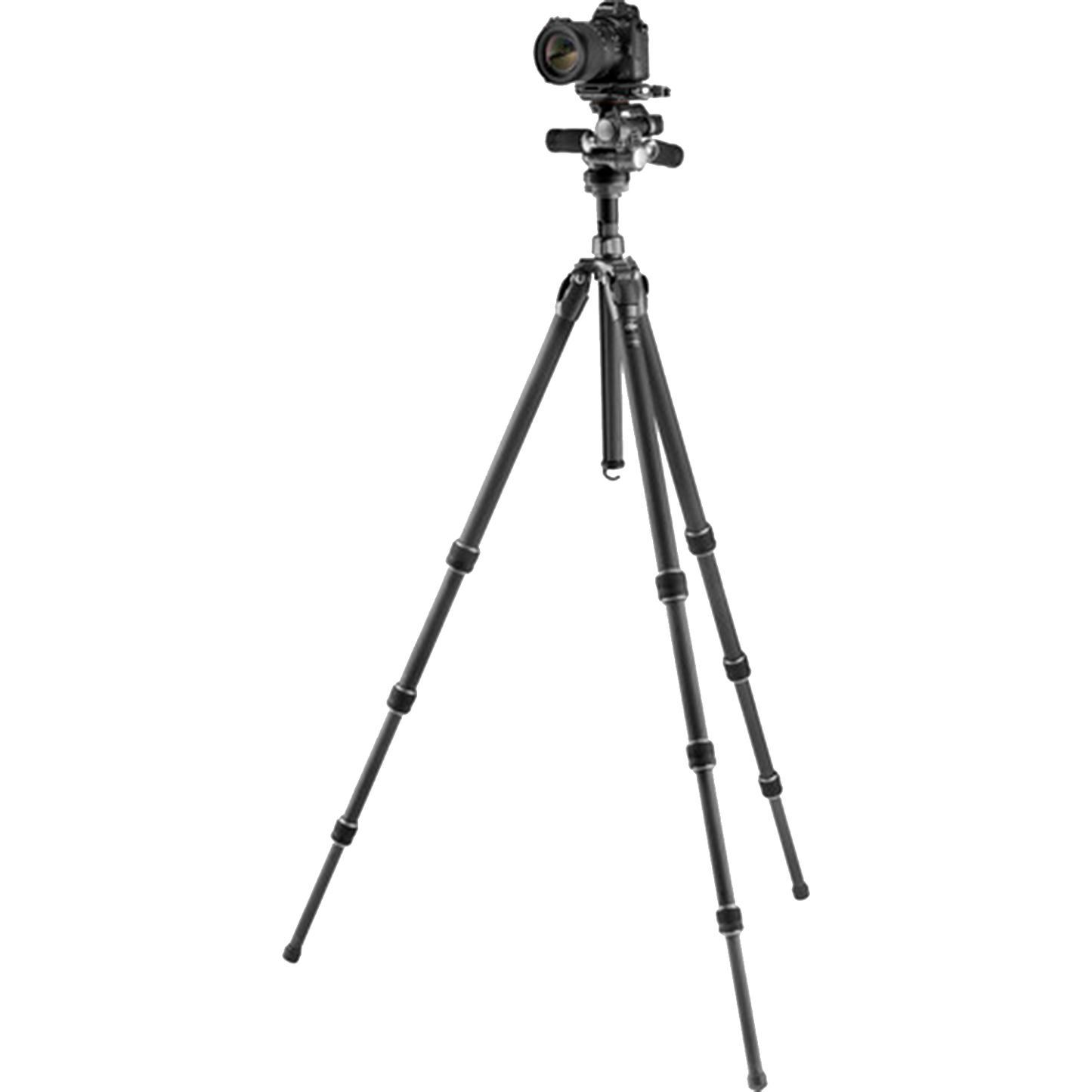 Gitzo GT2542 Mountaineer Series 2 Carbon Fiber Tripod with GHF3W 3-Way Fluid Head Kit