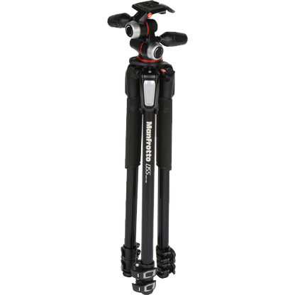 Manfrotto MK055XPRO3-3W Aluminum Tripod with 3-Way Pan/Tilt Head