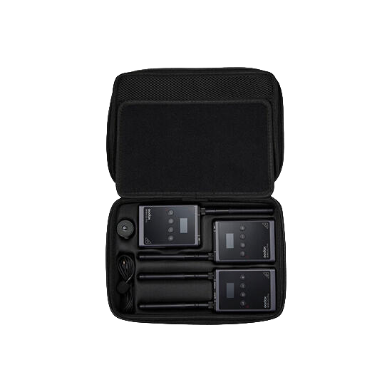 Godox UHF Wireless Microphone System WMicS1 Pro Kit2 Black