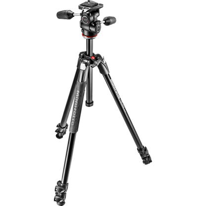 Manfrotto MK290XTA3-3WUS 290 Xtra Aluminum Tripod with 804 3-Way Pan/Tilt Head