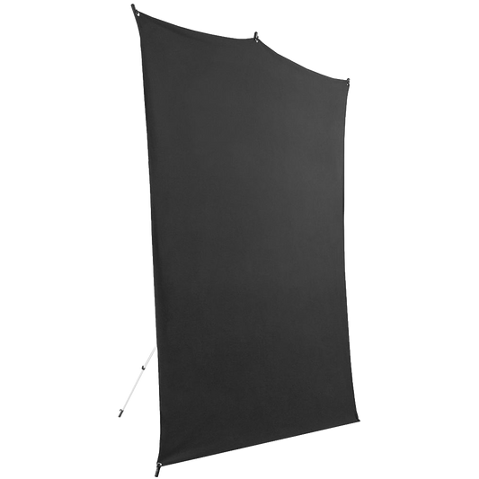 Savage Backdrop Travel Kit (Black, 1.52x2.13m)