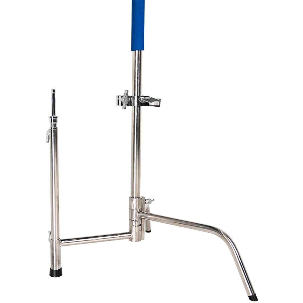 Savage C-Stand with Grip Arm and Turtle Base Kit (Stainless Steel 9.5')