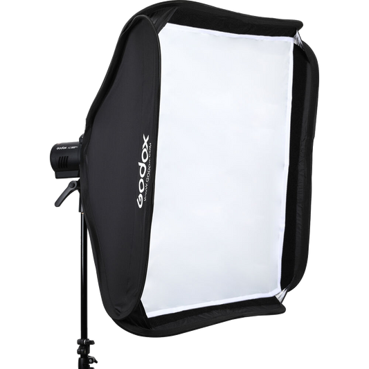 Godox S2 Speedlite Bracket with Softbox, Grid & Carrying Bag Kit