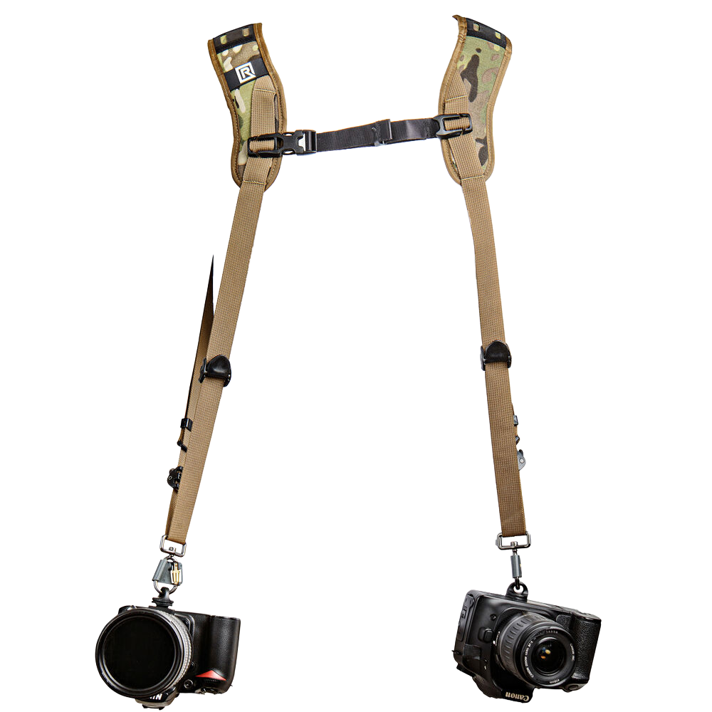 BLACKRAPID Double Camera Harness (Multi-Terrain Camo)