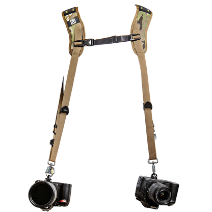 BLACKRAPID Double Camera Harness (Multi-Terrain Camo)