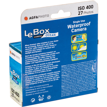 AgfaPhoto LeBox Ocean - Waterproof Camera - 27 Exposures