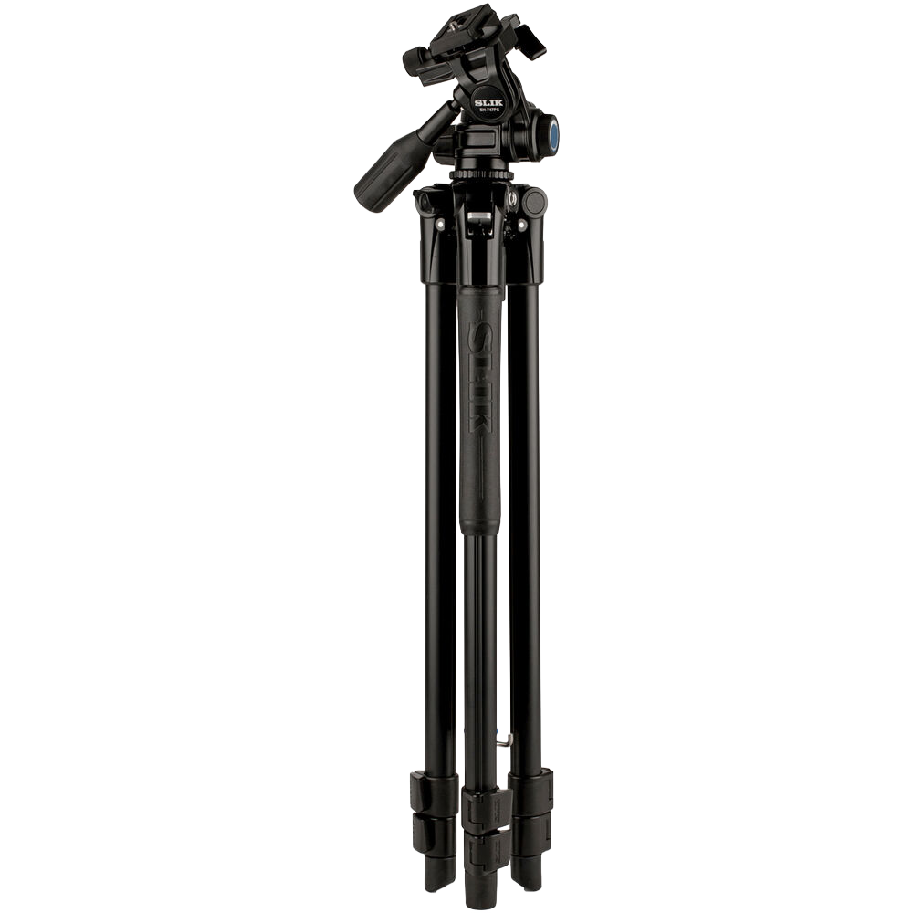 SLIK Pro AL-323-3W Aluminum 3-Section Tripod with Arca-Type 3-Way Pan-Tilt Head