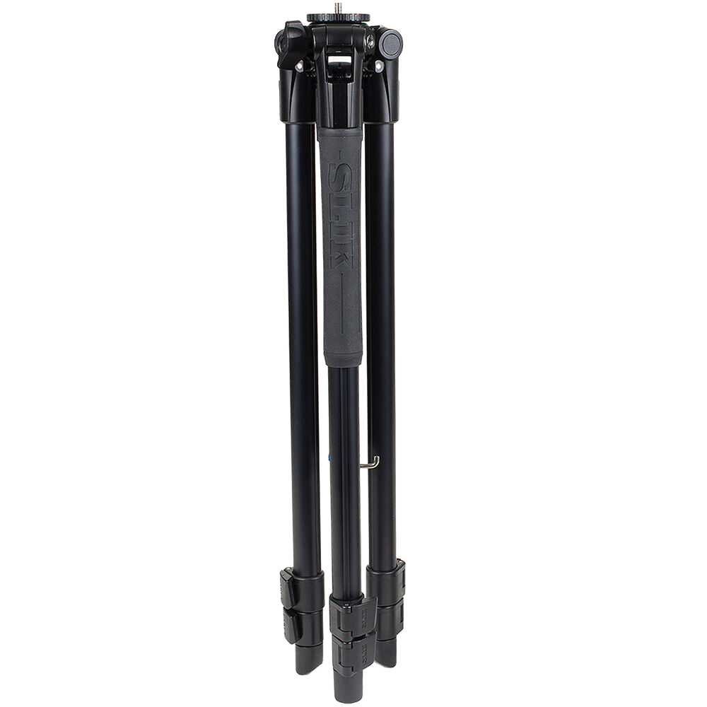 SLIK Pro AL-323-3W Aluminum 3-Section Tripod with Arca-Type 3-Way Pan-Tilt Head
