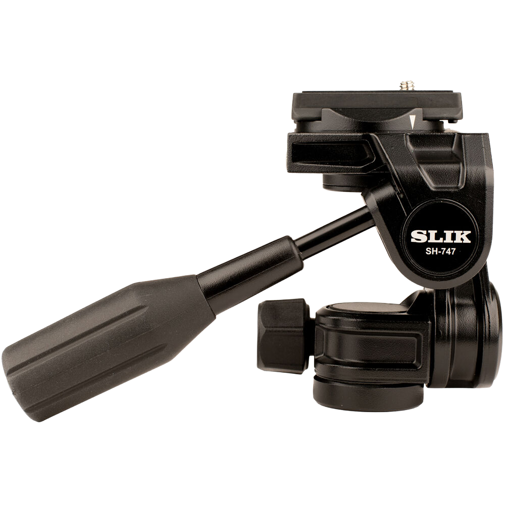 SLIK Pro AL-323-3W Aluminum 3-Section Tripod with Arca-Type 3-Way Pan-Tilt Head