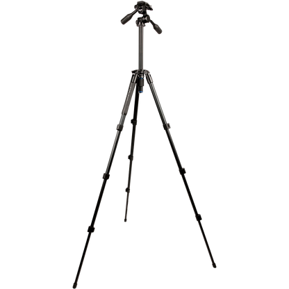 SLIK Pro AL-324-3W Aluminum 4-Section Tripod with Arca-Type 3-Way Pan-Tilt Head