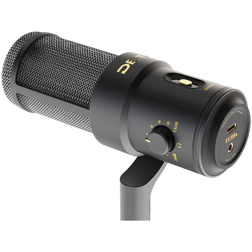 Aputure Deity Microphones VO-7U Dynamic Supercardioid USB Streamer Microphone Kit with Boom Arm