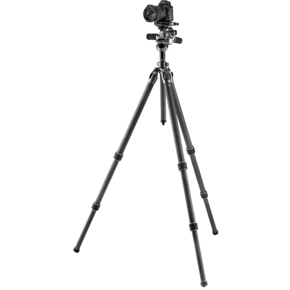 Gitzo GT3532 Mountaineer Series 3 Carbon Fiber Tripod with 3-Way Fluid Head Kit