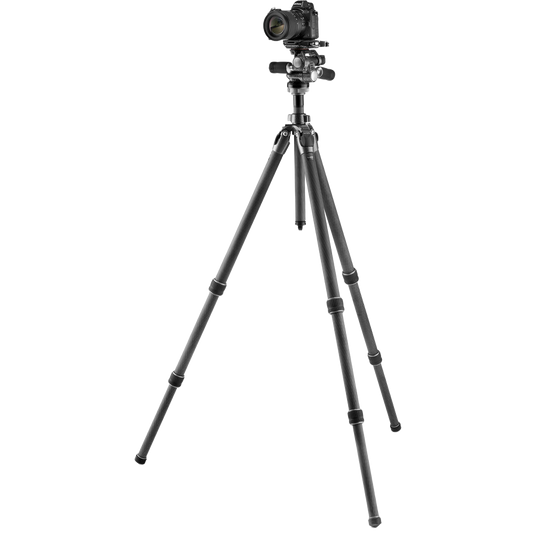 Gitzo GT3532 Mountaineer Series 3 Carbon Fiber Tripod with 3-Way Fluid Head Kit